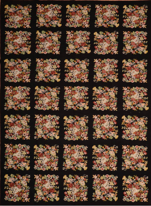 Kilim Blue Flat Woven 100 X 136  Area Rug 100-110572 Image 0