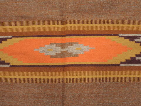 Kilim Beige Flat Woven 54 X 84  Area Rug 100-110574 Image 5