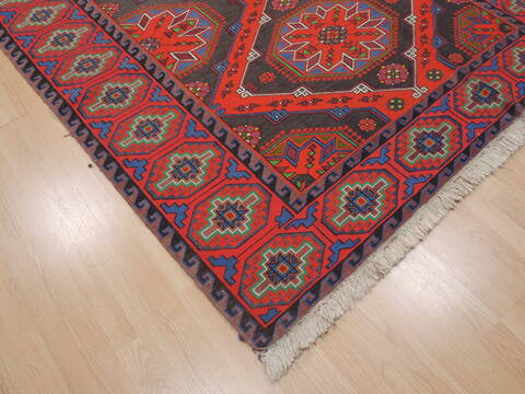 Kilim Red Flat Woven 66 X 101  Area Rug 100-110575 Image 4