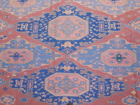 Kilim Blue Square Flat Woven 90 X 105  Area Rug 100-110580 Image 4
