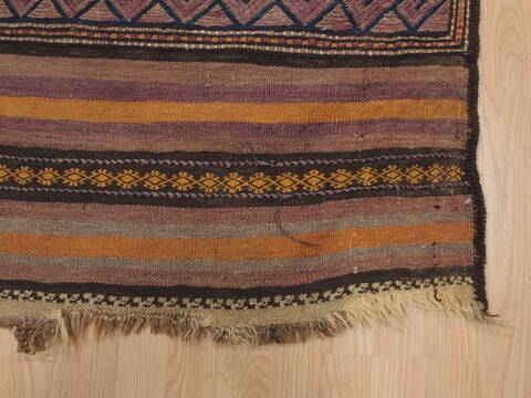 Kilim Brown Flat Woven 54 X 92  Area Rug 100-110595 Image 4