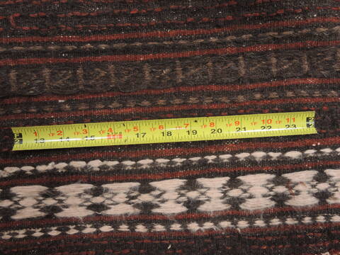 Kilim Brown Square Flat Woven 39 X 45  Area Rug 100-110604 Image 7