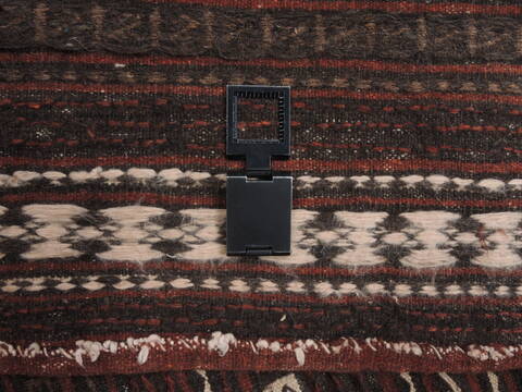 Kilim Brown Square Flat Woven 39 X 45  Area Rug 100-110604 Image 8