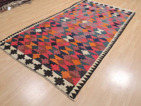 Kilim Red Flat Woven 410 X 92  Area Rug 100-110610 Image 2