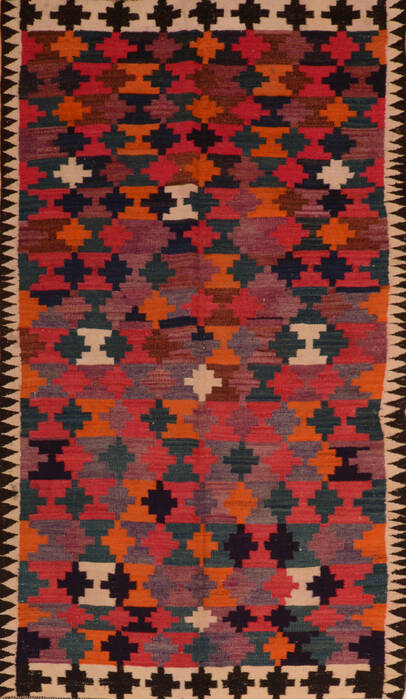 Kilim Red Flat Woven 410 X 92  Area Rug 100-110610 Image 0