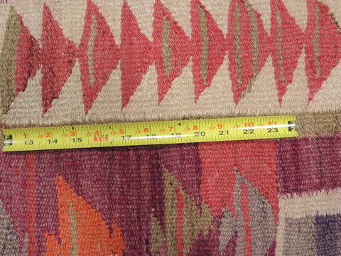 Kilim Red Flat Woven 48 X 92  Area Rug 100-110621 Image 6