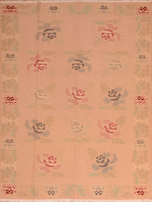 Kilim Beige Flat Woven 811 X 1110  Area Rug 100-110622 Image 0
