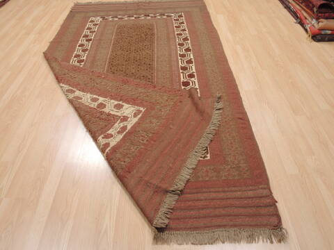 Kilim Brown Runner Flat Woven 53 X 96  Area Rug 100-110624 Image 6