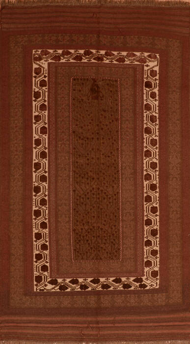 Kilim Brown Runner Flat Woven 53 X 96  Area Rug 100-110624 Image 0