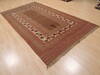 Kilim Brown Runner Flat Woven 53 X 96  Area Rug 100-110624 Thumb 3