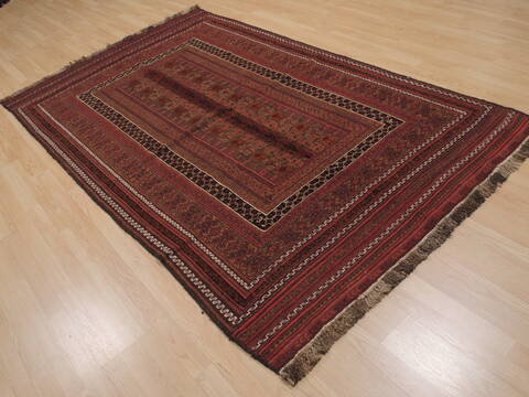 Kilim Red Flat Woven 51 X 85  Area Rug 100-110625 Image 4