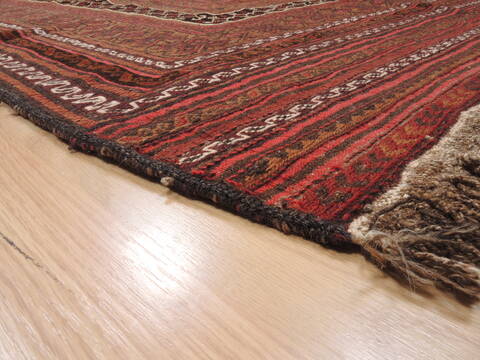 Kilim Red Flat Woven 51 X 85  Area Rug 100-110625 Image 5
