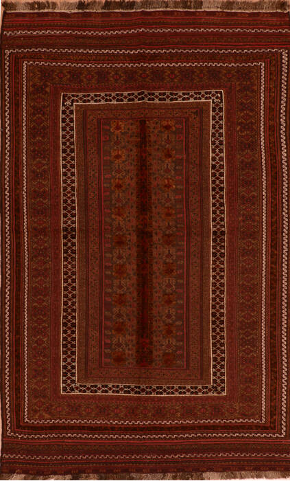 Kilim Red Flat Woven 51 X 85  Area Rug 100-110625 Image 0