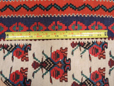 Kilim Red Flat Woven 30 X 49  Area Rug 100-110635 Image 6