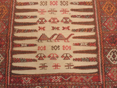 Kilim Red Flat Woven 211 X 54  Area Rug 100-110639 Image 5