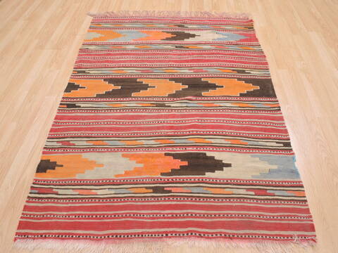 Kilim Red Flat Woven 310 X 510  Area Rug 100-110640 Image 1