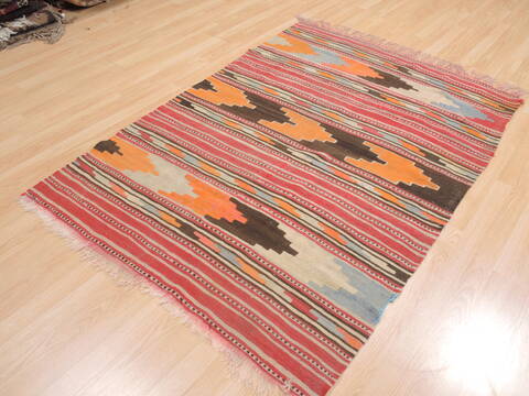 Kilim Red Flat Woven 310 X 510  Area Rug 100-110640 Image 2