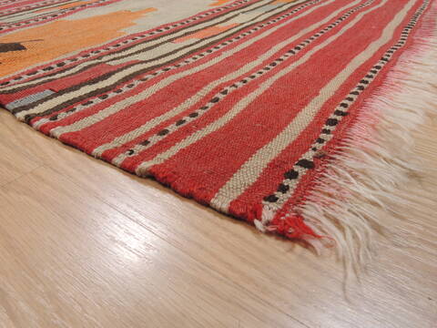 Kilim Red Flat Woven 310 X 510  Area Rug 100-110640 Image 4
