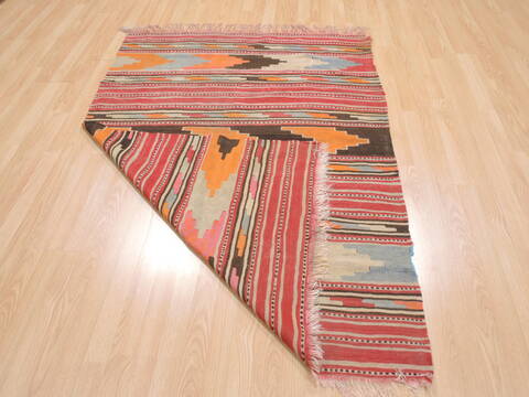 Kilim Red Flat Woven 310 X 510  Area Rug 100-110640 Image 5