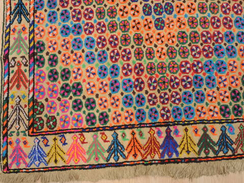Kilim Multicolor Flat Woven 48 X 71  Area Rug 100-110641 Image 4
