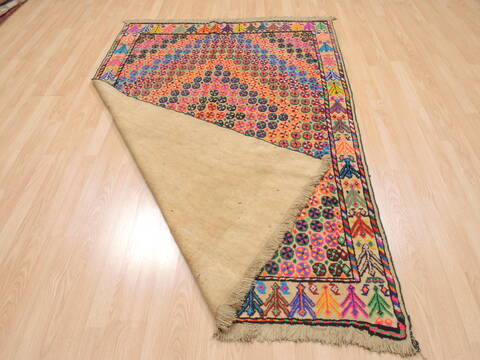 Kilim Multicolor Flat Woven 48 X 71  Area Rug 100-110641 Image 8