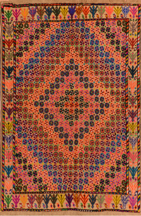 Kilim Multicolor Flat Woven 48 X 71  Area Rug 100-110641 Image 0