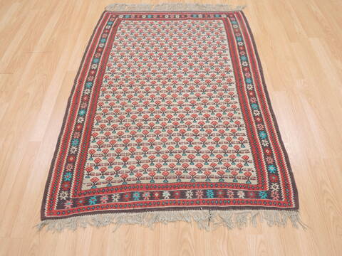 Kilim Red Flat Woven 35 X 410  Area Rug 100-110645 Image 1