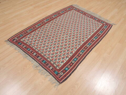 Kilim Red Flat Woven 35 X 410  Area Rug 100-110645 Image 2