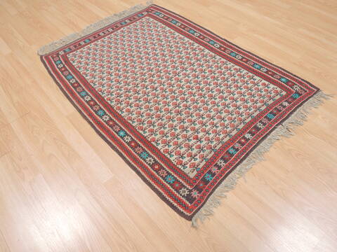 Kilim Red Flat Woven 35 X 410  Area Rug 100-110645 Image 3