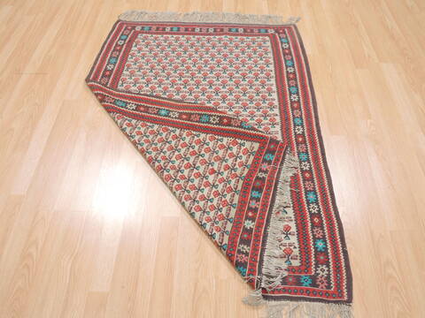 Kilim Red Flat Woven 35 X 410  Area Rug 100-110645 Image 5