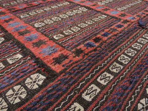 Kilim Red Square Flat Woven 39 X 46  Area Rug 100-110648 Image 5
