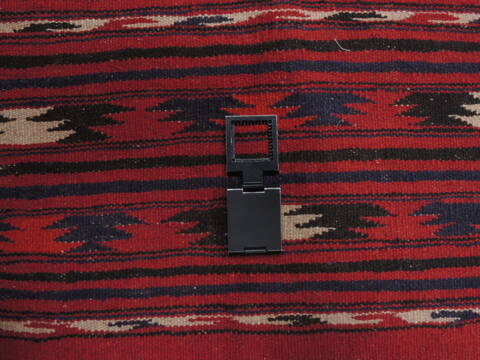 Kilim Red Runner Flat Woven 46 X 98  Area Rug 100-110658 Image 7