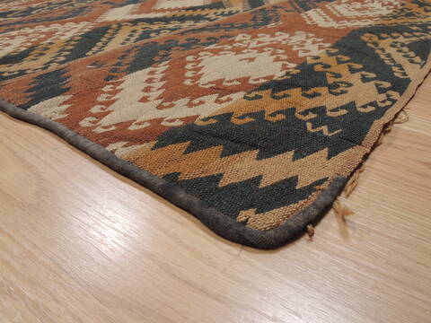 Kilim Brown Flat Woven 52 X 83  Area Rug 100-110663 Image 5