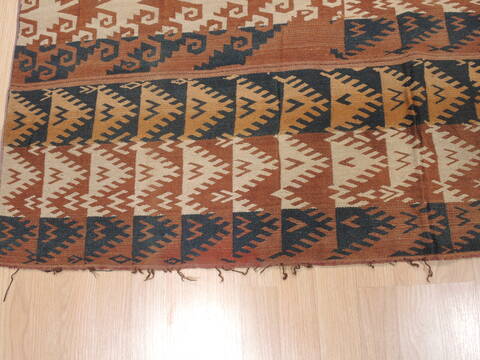 Kilim Brown Flat Woven 52 X 83  Area Rug 100-110663 Image 7