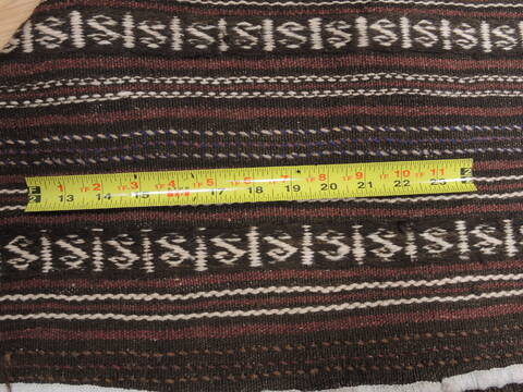 Kilim Brown Flat Woven 41 X 52  Area Rug 100-110676 Image 6