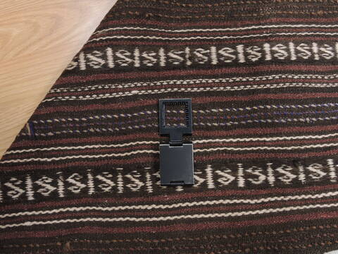 Kilim Brown Flat Woven 41 X 52  Area Rug 100-110676 Image 7