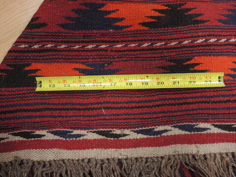 Kilim Red Flat Woven 39 X 63  Area Rug 100-110687 Image 6