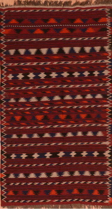 Kilim Red Flat Woven 39 X 63  Area Rug 100-110687 Image 0