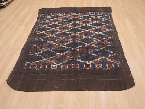 Kilim Brown Flat Woven 411 X 69  Area Rug 100-110690 Image 1