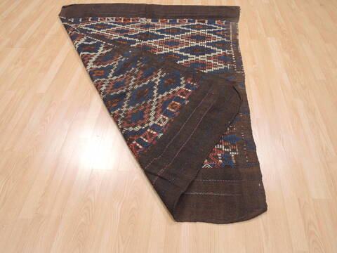 Kilim Brown Flat Woven 411 X 69  Area Rug 100-110690 Image 6