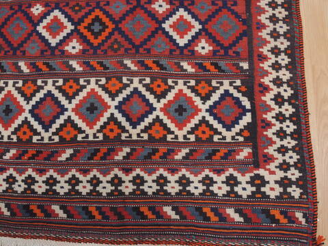 Kilim Red Flat Woven 55 X 80  Area Rug 100-110691 Image 5