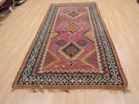 Kilim Red Flat Woven 53 X 710  Area Rug 100-110692 Image 1