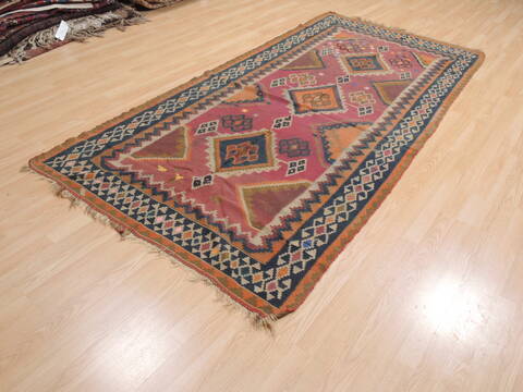 Kilim Red Flat Woven 53 X 710  Area Rug 100-110692 Image 2