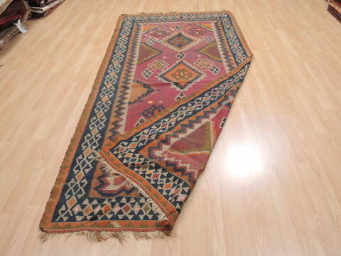 Kilim Red Flat Woven 53 X 710  Area Rug 100-110692 Image 5