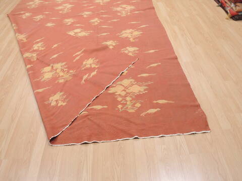 Kilim Brown Flat Woven 710 X 100  Area Rug 100-110698 Image 5