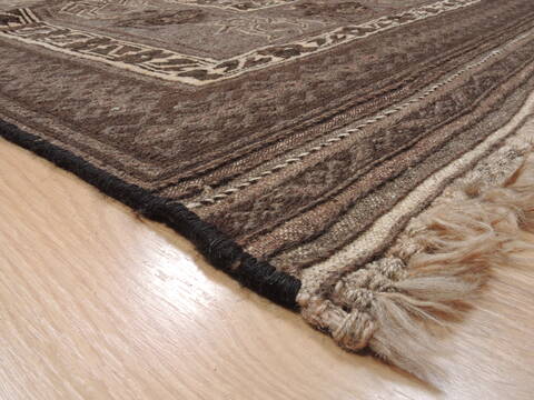 Kilim Brown Flat Woven 57 X 92  Area Rug 100-110706 Image 4