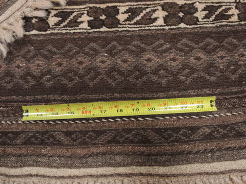 Kilim Brown Flat Woven 57 X 92  Area Rug 100-110706 Image 7