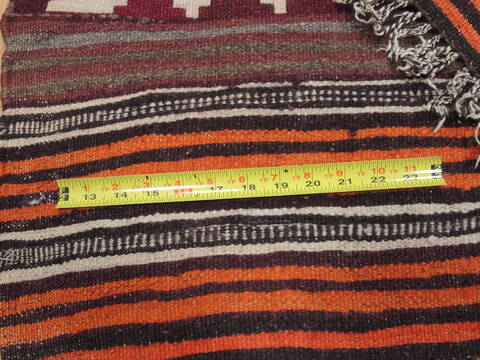 Kilim Red Flat Woven 48 X 85  Area Rug 100-110711 Image 6