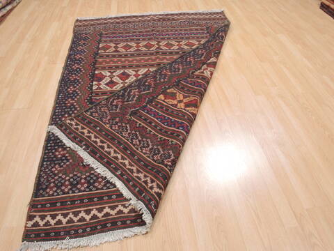 Kilim Blue Flat Woven 49 X 75  Area Rug 100-110712 Image 5