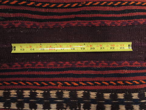 Kilim Brown Runner Flat Woven 311 X 105  Area Rug 100-110716 Image 7